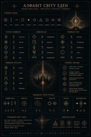 Алфавіт світу EDEN